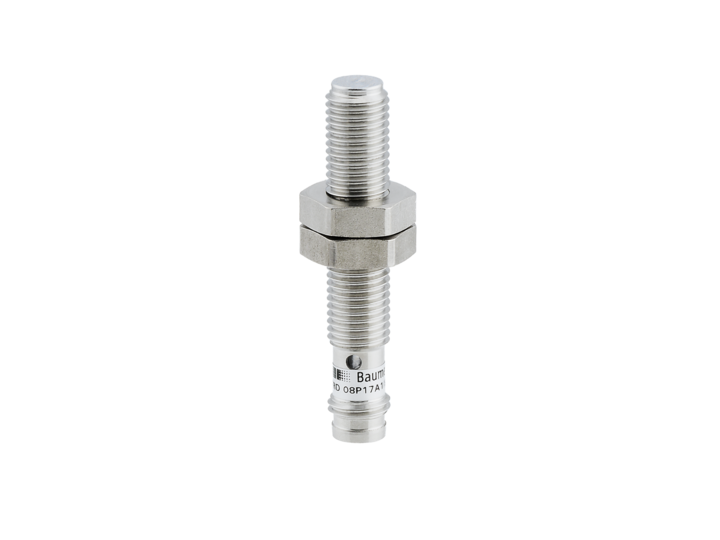 IFRD 08P37A1/S35L Special Version Inductive Sensor $250 Baumer IFRD  08P37A1/S35L, Special Version Inductive Sensor, Cylindrical Threaded Shape,  mm Nominal Sensing Distance