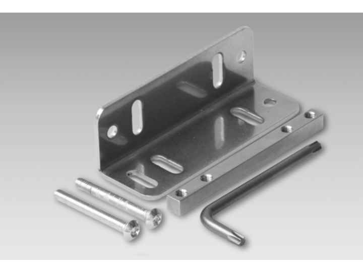 Mounting kit Opto X7 30° Horizontal Mounting Bracket $57 Baumer  11126836, Mounting Bracket, For Use With PosCon and OM70, mm Thickness
